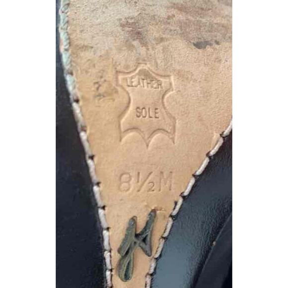 Vintage Brown Suede Scalloped Knee-High Y2K Boots 8.5 - Picture 2 of 5